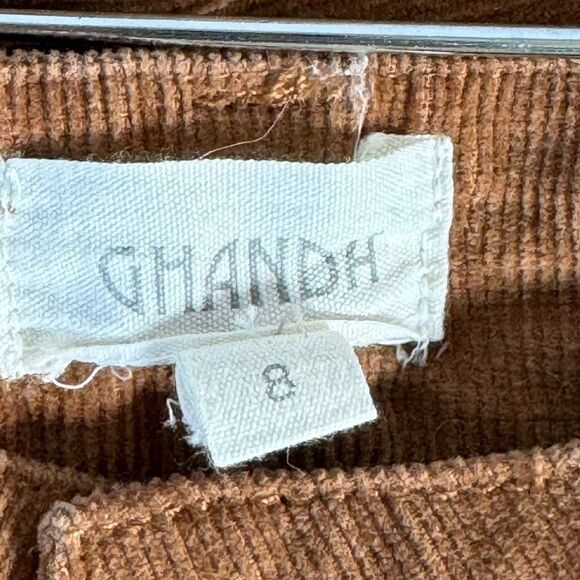 Ghana Australia RustyTan High Rise Corduroy Flare Pants Sz 8/US 4 - Picture 9 of 12